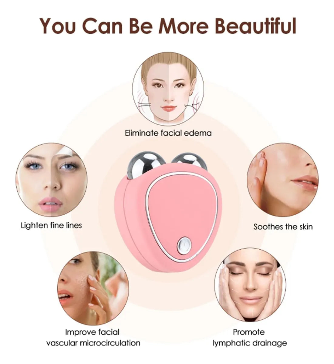 Masajeador Facial Microcorriente Recarga